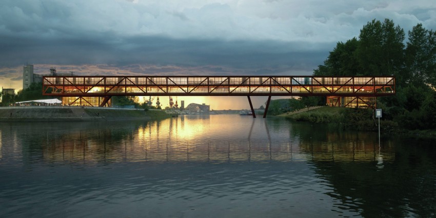 01 Elbow Shadow bridge novi sad visual