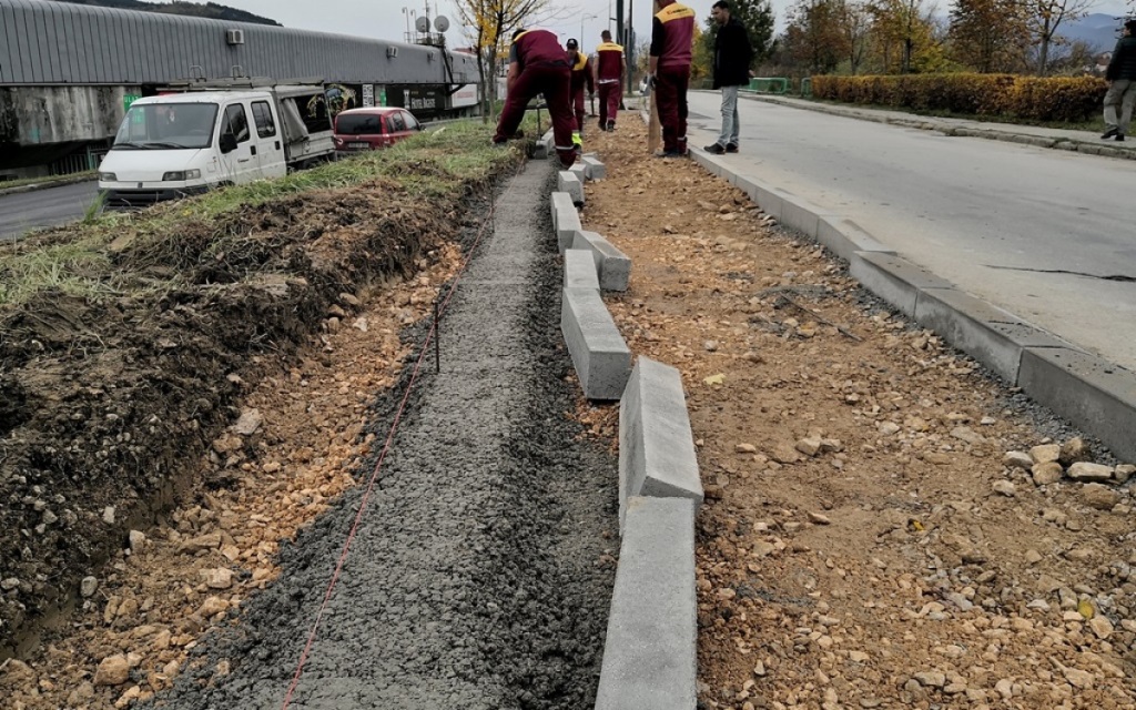 pjesacka staza alipasina ulica betanija centar feb 2020