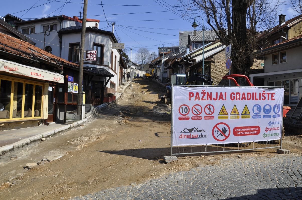 sanacija ulica kovaci i ploca starigrad sarajevo